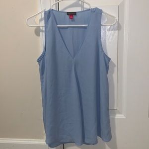 Vince Camuto v-neck chiffon tank top